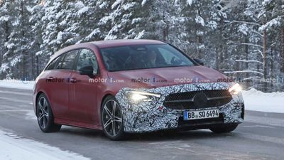 Mercedes-Benz CLA-Class And Shooting Brake Refresh Spied In The Snow