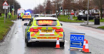 Unmarked police vehicle in crash with car as it responds to emergency