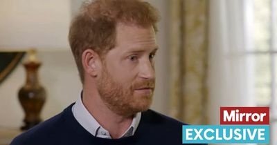 Prince Harry's 'staccato blink' suggests 'suppressed anger' and 'defiance', says expert