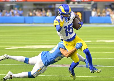 Watch: Tutu Atwell mic’d up vs. Chargers, gets trolled by Baker Mayfield