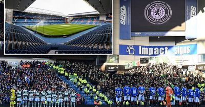 Fan 'struck on head' by missile during Old Firm game at Ibrox