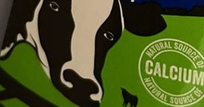 ASDA shoppers dumbfounded by image behind the cow on milk carton labels