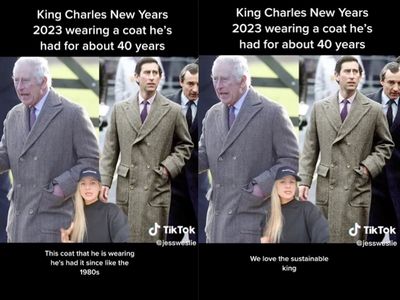 King Charles praised for rewearing 40-year-old coat at Sandringham on New Year’s Day