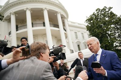 Biden touts (real and figurative) bridge over troubled US