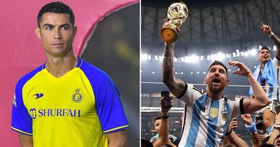 Cristiano Ronaldo gets first clue he’s in "different footballing world" to Lionel Messi