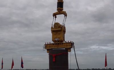 Cambodia starts building bridge across Mekong with China funds