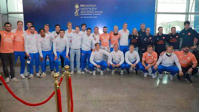 Hockey World Cup: Netherlands team arrives in Bhubaneswar