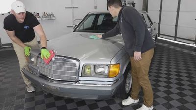 Rare Mercedes 300SD Gets First Wash In 18 Years, Looks Fantastic
