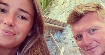Joe Canning jets off to remote island on honeymoon with wife Megan