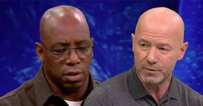 Alan Shearer and Ian Wright disagree over Arsenal claim - "he's trying to wind me up"