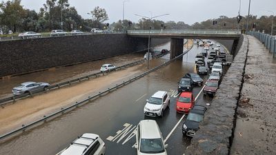 Heavy rainfall causes flash flooding on Canberra's roads, damages homes and businesses