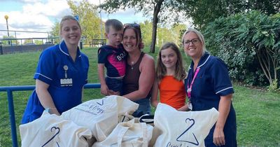 Newark mum whose premature baby boy caught meningitis makes bags to help parents in neonatal wards