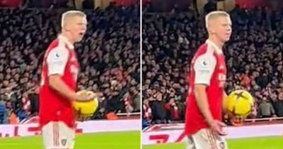 Oleksandr Zinchenko's X-rated reaction to Newcastle tactics during Arsenal draw