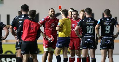 Scarlets star who punched Ross Moriarty in Welsh rugby derby slapped with ban as Wales star's behaviour dubbed 'highly provocative'