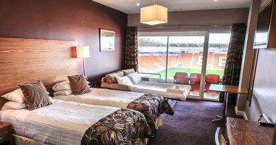 Hotel rooms with amazing views of stadium grounds including Manchester and Blackpool