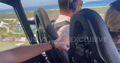 Inside helicopter cockpit showing pilot being warned before crash which killed 2 Brits