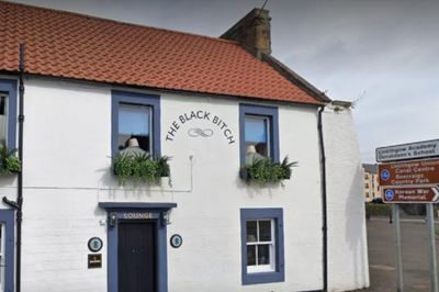 Graffiti appears on West Lothian pub following controversial name change
