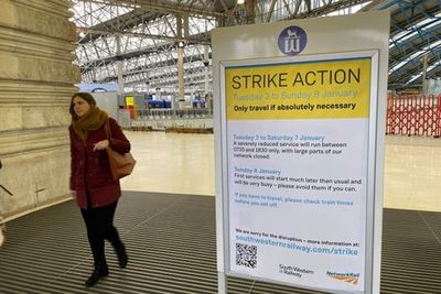 ‘Avoid last trains out of London,’ commuters urged as strikes cripple rail network