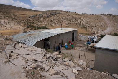 Israel demolishes parts of West Bank hamlet set for eviction