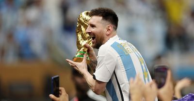 Lionel Messi lifted FAKE World Cup trophy in most liked Instagram photo of all time