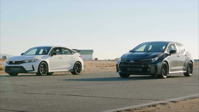 Toyota GR Corolla Morizo Battles Honda Civic Type R In Drag Race