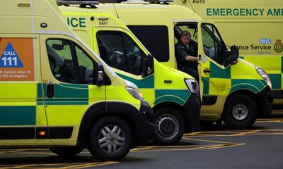 ‘On the brink’: ambulance services in England face £14m rise in fuel bills