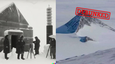 Are there ruins of a lost civilisation in Antarctica? No, turns out these images are fake