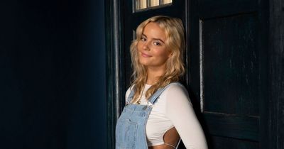 Former Corrie star Millie Gibson reveals exactly what she was doing when she was told of Doctor Who role