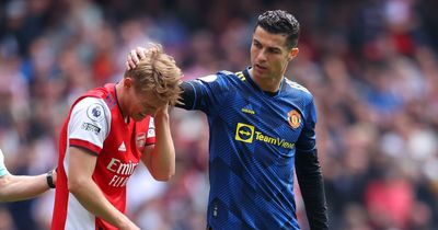 Cristiano Ronaldo proven right on Martin Odegaard prediction amid Arsenal vs Man City title race
