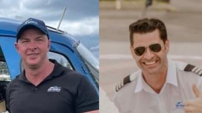 Owner of Sea World Helicopters pays tribute to pilots Ash Jenkinson and Michael James following fatal collision