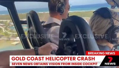 Australia: Video shows moment passenger warns pilot before mid-air helicopter crash at Gold Coast Sea World