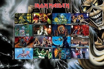 Royal Mail honours Iron Maiden with new stamp collection