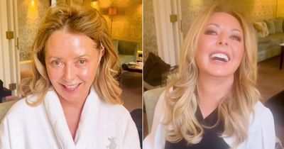 Carol Vorderman, 62, is a 'natural beauty' as she goes makeup-free before transformation