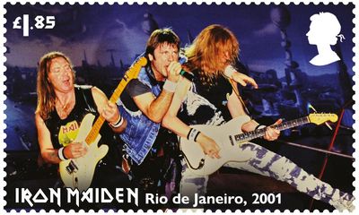 Iron Maiden win Royal Mail seal of approval with 12 stamps
