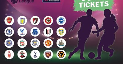 Win tickets to the Premier League or Women's Super League match of your choice