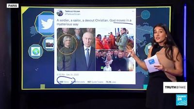 Did Vladimir Putin use paid actors in his New Year's speech?