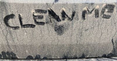 Writing 'clean me' on a dirty car could see you fined £2,500