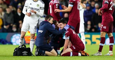 Declan Rice 'lucky' to avoid major injury during West Ham's Premier League draw against Leeds
