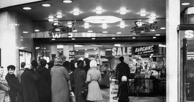 Fenwick's department store in Newcastle and a 1960s-style shopping dash