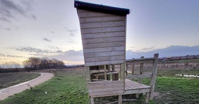 Four youths vandalised bird hide near lake in Bingham as police launch appeal