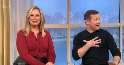 Josie Gibson wowed by Dermot O'Leary's 'bod' as he makes return to This Morning