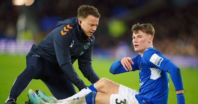 Nathan Patterson Everton injury blow as Frank Lampard confirms return timeline for luckless defender