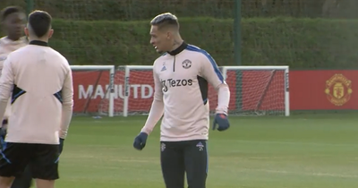 Antony clue, Mainoo involved and more things spotted in Manchester United training ahead of Everton