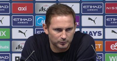 Frank Lampard responds to Everton sack threat after showdown talks with board