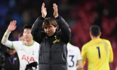 Conte praises Spurs character after Palace win but ‘Levy Out’ chants remain