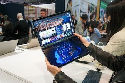 Lenovo’s dual-screen Yoga Book 9i laptop can twist and bend to suit any task