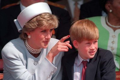 Harry claims woman passed on message from his mother saying Diana is ‘with’ him