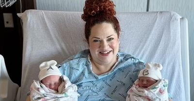 Mum gives birth to twins born on different days in separate months and years