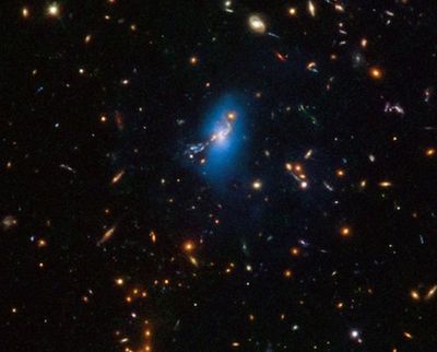 Hubble studies 10 billion year old ghost light from lost stars