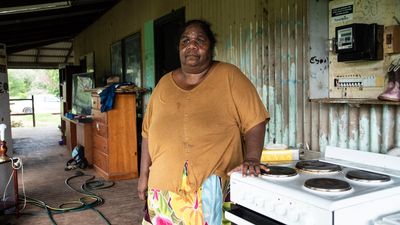 Deborah Jones lost nearly all her possessions in a one-in-50-year flood that battered Timber Creek